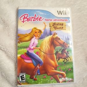 Wii Barbie horse riding game